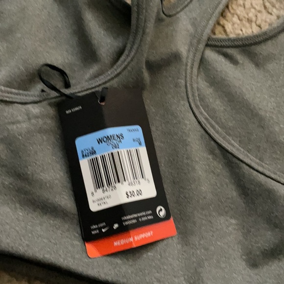 Nike Grey Sports Bra - Picture 3 of 3